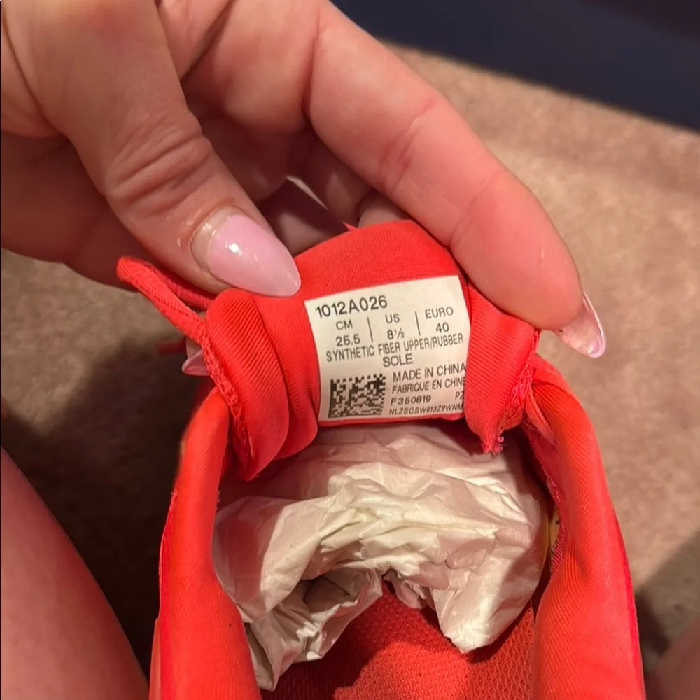 Asics Red And Orange Performance Running Shoes - image 5